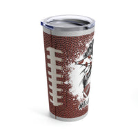 "Football Mama" Tumbler 20oz