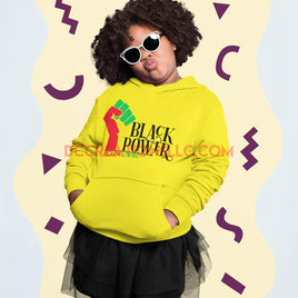 "Black Power" Youth Hooded Sweatshirt.