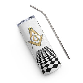 "Classic Master Mason" Stainless steel tumbler