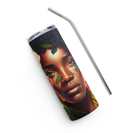 "African Beauty" Stainless steel tumbler