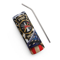 "American Firefighter" Stainless steel tumbler